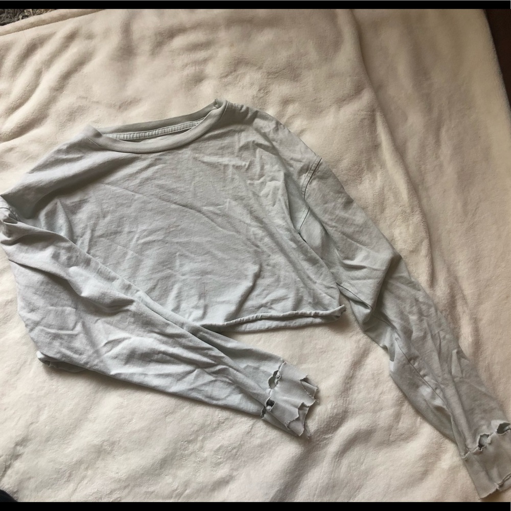 Pure Barre Jonah Brown Crop Top